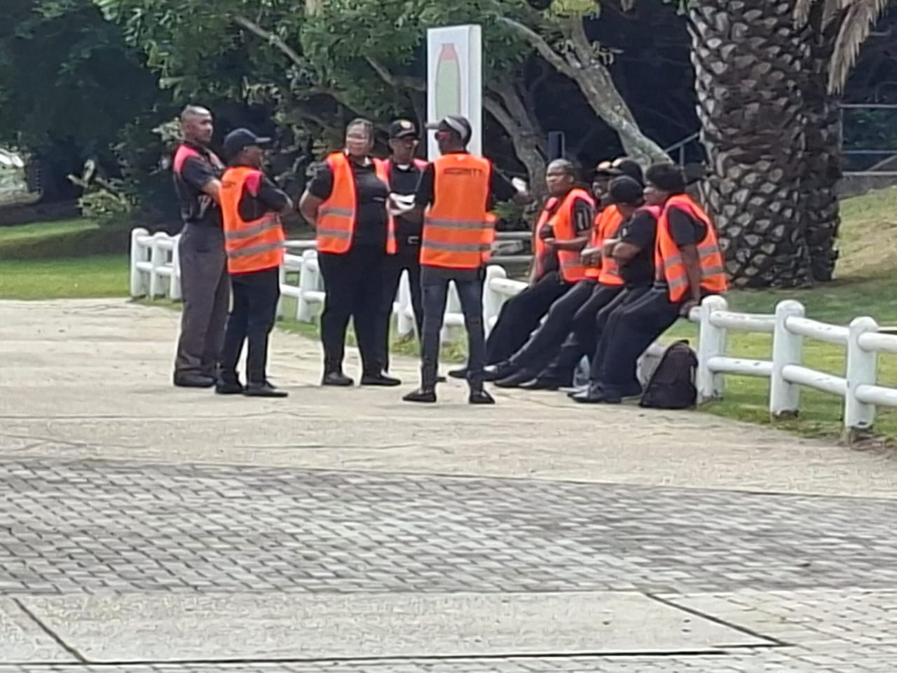 Bravo Delta event security personnel coordinating at a venue
